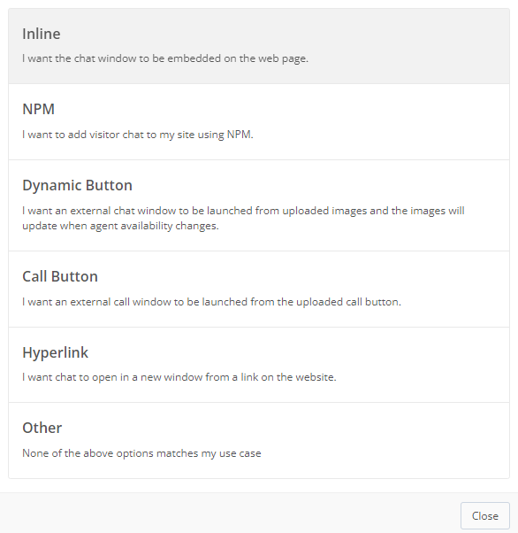Select Dynamic Button